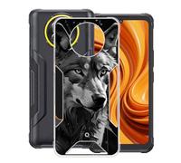 KJYFOANI Funda para Cubot Kingkong Ace 5 (6.75"), Ultrafino TPU Estuche Protector, Transparente Bumper Cover Suave Silicona Case, Anti-Arañazos Cáscara para - W11