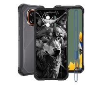 KJYFOANI Funda para Cubot Kingkong ES 5(6.88")-Negro-W11