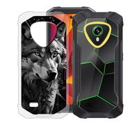 KJYFOANI Funda para Cubot Kingkong Mini 4 (4.70"), Ultrafino TPU Estuche Protector, Transparente Bumper Cover Suave Silicona Case, Anti-Arañazos Cáscara para - W11
