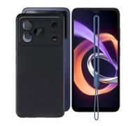 KJYFOANI Funda para Doogee Note 56 Plus Carcasa (6.56"), Ultra-Fina Suave Silicona TPU Case Negro Antivibración Bumper Cover Antiarañazos Tapa para Doogee Note 56 Plus - Negro