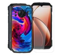 KJYFOANI Funda para Doogee S118 con 1 Piezas Cristal Templado, Carcasa de Anti-Choques Suave Silicona Case, Ultra-Fina Suave TPU Bumper Caso para Doogee S118 (6.58") - XV44