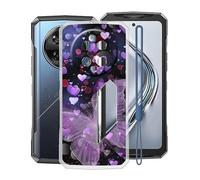 KJYFOANI Funda para Doogee V40 Pro (6.78"), Anticolisión Duradera Suave Silicona TPU Case Caso Transparente Anti-amarilleo Protectora Carcasa para Doogee V40 Pro - XV16