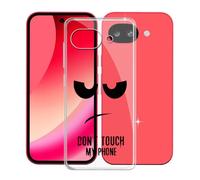 KJYFOANI Funda para Google Pixel 10a (6.30"), Ultrafino TPU Estuche Protector, Transparente Bumper Cover Suave Silicona Case, Anti-Arañazos Cáscara para - No me toques