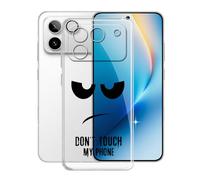 KJYFOANI Funda para Honor Win RT (6.83"), Ultrafino TPU Estuche Protector, Transparente Bumper Cover Suave Silicona Case, Anti-Arañazos Cáscara para - No me toques