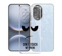 KJYFOANI Funda para Huawei Nova 14 Lite (6.70"), Ultrafino TPU Estuche Protector, Transparente Bumper Cover Suave Silicona Case, Anti-Arañazos Cáscara para - No me toques