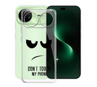 KJYFOANI Funda para Huawei Nova 15 Pro (6.84"), Ultrafino TPU Estuche Protector, Transparente Bumper Cover Suave Silicona Case, Anti-Arañazos Cáscara para - No me toques