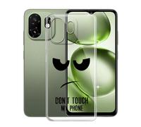 KJYFOANI Funda para Itel A100C (6.60"), Ultrafino TPU Estuche Protector, Transparente Bumper Cover Suave Silicona Case, Anti-Arañazos Cáscara para - No me toques