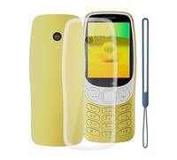 KJYFOANI Funda para Nokia 3210 2024, Ultrafino TPU Estuche Protector, Transparente Bumper Cover Suave Silicona Case, Anti-Arañazos Cáscara para Nokia 3210 2024 (2.40") - Cristal
