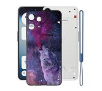 KJYFOANI Funda para Nothing Phone 3a Lite Carcasa (6.77"), Ultra-Fina Suave Silicona TPU Case Negro Antivibración Bumper Cover Antiarañazos Tapa para Nothing Phone 3a Lite -Libertad, Nostalgia