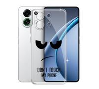 KJYFOANI Funda para OPPO K13 Turbo (6.80"), Ultrafino TPU Estuche Protector, Transparente Bumper Cover Suave Silicona Case, Anti-Arañazos Cáscara para - No me toques