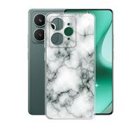 KJYFOANI Funda para Realme 15 Pro (6.80"), Ultrafino TPU Estuche Protector, Transparente Bumper Cover Suave Silicona Case, Anti-Arañazos Cáscara para - Mármol