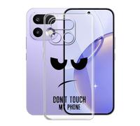 KJYFOANI Funda para Realme 16 Pro 5G (6.78"), Ultrafino TPU Estuche Protector, Transparente Bumper Cover Suave Silicona Case, Anti-Arañazos Cáscara para - No me toques