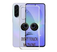 KJYFOANI Funda para Samsung Galaxy A57 5G (6.70"), Ultrafino TPU Estuche Protector, Transparente Bumper Cover Suave Silicona Case, Anti-Arañazos Cáscara para - No me toques A