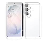 KJYFOANI Funda para Samsung Galaxy S26+ (6.70"), Anticolisión Duradera Suave Silicona TPU Case Caso Transparente Anti- amarilleo Protectora Carcasa [2 Piezas]