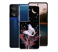 KJYFOANI Funda para TCL 40 NxtPaper (6.78"), Ultrafino Suave Protector Bumper Caso, Transparente Silicona Carcasa, con Soporte de Anillo Giratorio Funda para TCL 40 NxtPaper - Milagro