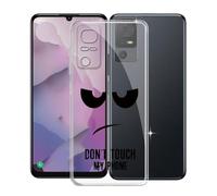 KJYFOANI Funda para TCL 40 T (6.75"), Ultrafino TPU Estuche Protector, Transparente Bumper Cover Suave Silicona Case, Anti-Arañazos Cáscara para - No me toques