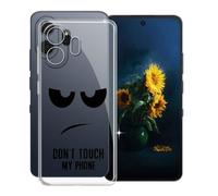 KJYFOANI Funda para TCL NxtPaper 70 Pro (6.90"), Ultrafino TPU Estuche Protector, Transparente Bumper Cover Suave Silicona Case, Anti-Arañazos Cáscara para - No me toques