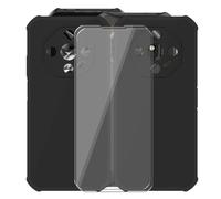 KJYFOANI Funda para Ulefone Armor X16 (6.56") con 2 Piezas Vidrio Templado Película Protectora,Negro Ultra Delgado Suave TPU Case - Antirasguño Estuche Protector Carcasa -