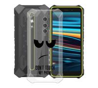 KJYFOANI Funda para Ulefone RugKing 2 Pro (5.45"), Ultrafino TPU Estuche Protector, Transparente Bumper Cover Suave Silicona Case, Anti-Arañazos Cáscara para - No me toques