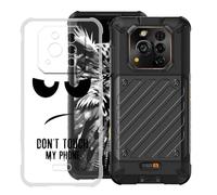 KJYFOANI Funda para Ulefone RugOne Xever 7 (6.67"), Ultrafino TPU Estuche Protector, Transparente Bumper Cover Suave Silicona Case, Anti-Arañazos Cáscara para - No me toques