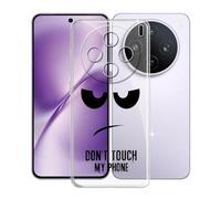 KJYFOANI Funda para Vivo X200T (6.67"), Ultrafino TPU Estuche Protector, Transparente Bumper Cover Suave Silicona Case, Anti-Arañazos Cáscara para - No me toques