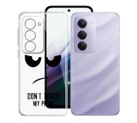 KJYFOANI Funda para Xiaomi Redmi 15 (6.90"), Ultrafino TPU Estuche Protector, Transparente Bumper Cover Suave Silicona Case, Anti-Arañazos Cáscara para - No me toques