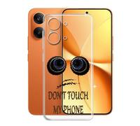 KJYFOANI Funda para Xiaomi Redmi Turbo 5 MAX (6.83"), Ultrafino TPU Estuche Protector, Transparente Bumper Cover Suave Silicona Case, Anti-Arañazos Cáscara para - No me toques A