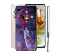 KJYFOANI Funda para ZTE Nubia Focus 2 5G Carcasa (6.70"), Ultra-Fina Suave Silicona TPU Case Negro Antivibración Bumper Cover Antiarañazos Tapa para ZTE Nubia Focus 2 5G -Libertad, Nostalgia