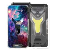 KJYFOANI para Ulefone Armor 34+ (6.95") Funda + 1 Pieza Cristal Templado, Ultrafino Transparente Suave Silicona Cáscara con Vidrio Templado Película para - XV23