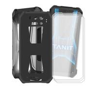 KJYFOANI Para Unihertz 8849 Tank 2 Pro Funda + 3 Piezas Cristal Templado Protector Pantalla, Suave Silicona Case Anti-Rasguño Protectora Carcasa para Unihertz 8849 Tank 2 Pro (6.79") - Minimalista
