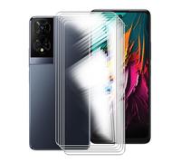 KJYFOANI Protector de pantalla templado para TCL 50 XE 5G, 5 unidades, alta transparencia [dureza 9H] [sin burbujas] [fácil instalación] Película protectora mate para TCL 50 XE 5G 6.60 pulgadas.