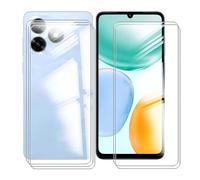 KJYFOANI Vidrio Templado para Honor X5c Cristal Templado (6.74") [5 Piezas] Protector de Pantalla Antiarañazos, Dureza 9H, Cristal Templado HD Ultra Resistente.