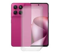 KJYFOANI Vidrio Templado para Motorola Moto G37(6.67"),4 piezas | Protectora de Vidrio Templado,dureza 9H,HD Claridad,A prueba de golpes,Antihuellas,Resistente a arañazos