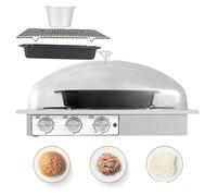 KJZHFOZ Caja eléctrica de Prueba de Masa de Acero Inoxidable, máquina de fermentación de Pan, con Calentador, Cocina de Pasta, Kit de Equipo para Hornear para Hacer Pan y fermentación (M)