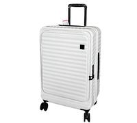 KJZQXYX Equipaje con Rueda giratoria expandible, Maleta Gruesa con Apertura Frontal, Barra de tracción telescópica Ajustable, Cerradura de aduana TSA (White 28 in)