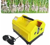 KJZQXYX Máquina removedora de Colas Superiores de ajo de Doble Cabeza, Cortador eléctrico, para Corte eficiente de Tallo de raíz Fresca, para Cebolla, ajo, Verduras