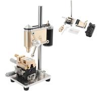 KJZQXYX Mini prensa de taladro, taladro de precisión de velocidad variable, herramientas de relojería, para reparación de relojes, fabricación de joyas y herramientas de manualidades