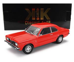 KK 1/18 ÉPOCA FORD TAUNUS GT 1971 ROJO MODELISMO MODELO ESTÁTICO DIECAST