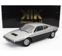 KK 1/18 FERRARI DINO 308 GT4 1974 PLATA NEGRO MODELO ESTÁTICO DIECAST
