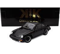 KK 1/18 PORSCHE 911 CARRERA COUPÉ 1983 NEGRO MODELISMO ESTÁTICO DIECAST