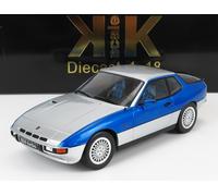 KK 1/18 PORSCHE 924 TURBO COUPÉ 1986 PLATA MODELO ESTÁTICO DIECAST