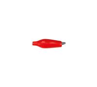 KK-7 - Pinza de cocodrilo aislada (27 mm), color rojo