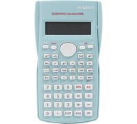 KK-82MS-D Calculadora Científica Portátil,Calculadora Funcional Científica de Ingeniería,con 240 Funciones y Pantalla de Dos líneas,para Estudiantes,Maestros,Oficina de Negocios,Casa (Verde)