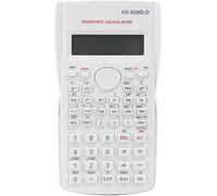 KK-82MS-D Calculadora Científica Portátil,Calculadora Funcional Científica de Ingeniería,con 240 Funciones y Pantalla de Dos líneas,para Estudiantes,Maestros,Oficina de Negocios,Casa (Blanco)
