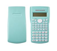 KK-82MS-D - Calculadora científica portátil con 240 funciones, pantalla de dos líneas para suministros de regreso a clases, estudiantes, profesores, negocios, oficina, hogar (verde)