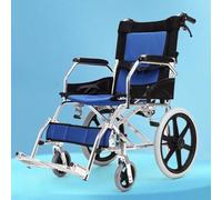 KK-GGL Silla De Ruedas Livianas Para Ancianos, Silla De Ruedas Portátiles De Viaje Para Adultos, Silla De Ruedas Plegable Con Estrago De Mano, Silla De Ruedas Plegable Para Mujer Pregant,Standard