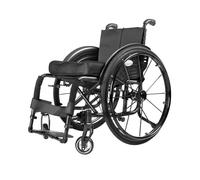 KK-GGL Silla De Ruedas Plegable Para Atleta Discapacitado, Sillas De Ruedas Deportivas Profesionales, Reposapiés Ajustable, Silla De Ruedas Portátiles Livianas,B seat width 36cm