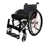 KK-GGL Silla De Ruedas Plegable Para Atleta Discapacitado, Sillas De Ruedas Deportivas Profesionales, Reposapiés Ajustable, Silla De Ruedas Portátiles Livianas,D seat width 38cm