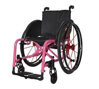 KK-GGL Silla De Ruedas Plegable Para Atleta Discapacitado, Sillas De Ruedas Deportivas Profesionales, Reposapiés Ajustable, Silla De Ruedas Portátiles Livianas,A seat width 38cm