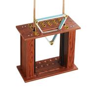 KK-GGL Soporte para palos de billar, juego de tacos de billar para 16 tacos, estante de pie para 6 palos de billar, organizador de almacenamiento de equipos de tacos, accesorios de mesa de billar